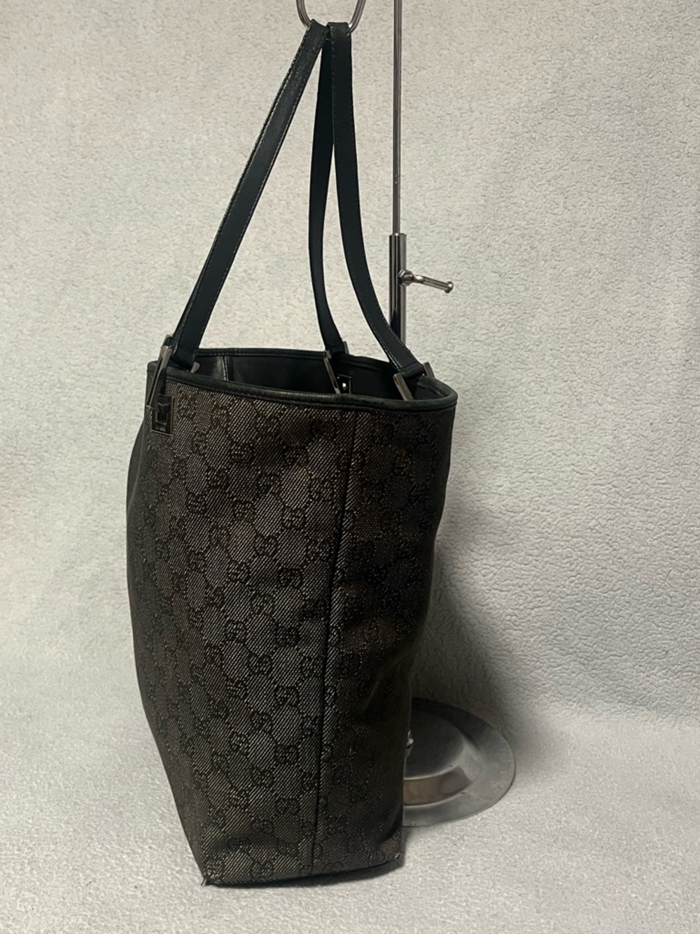 Gucci GG Denim Tote/Shoulder Bag - Picture 2 of 15
